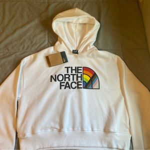 north face cropped hoodie